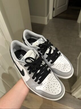 Women’s Air Jordans White, Gray & Black